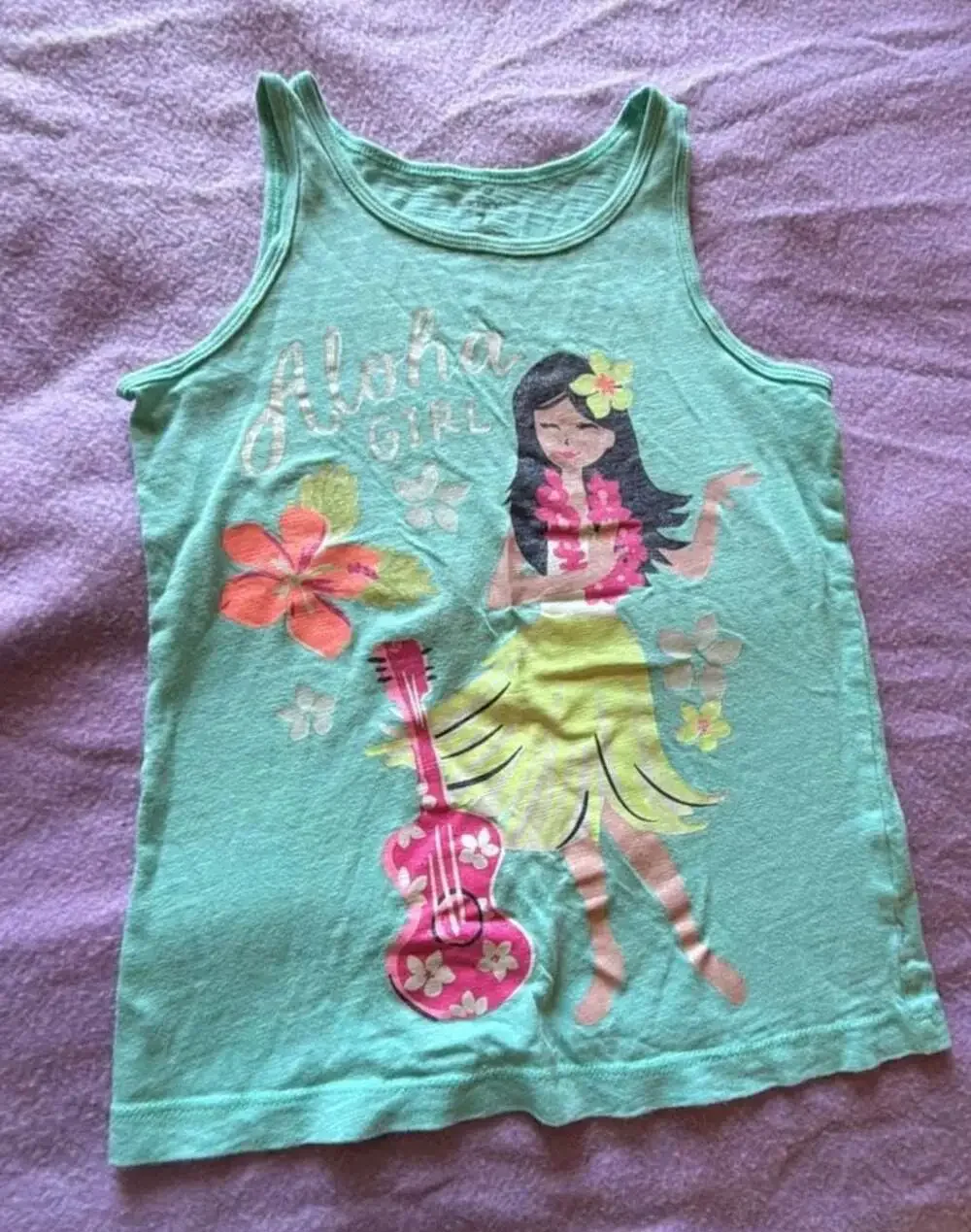 Carter's Aloha Girl Hula Dancer Graphic Tank Top
